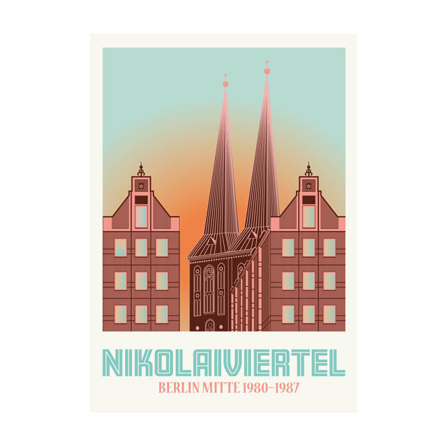 Berlin Poster: Nikolaiviertel