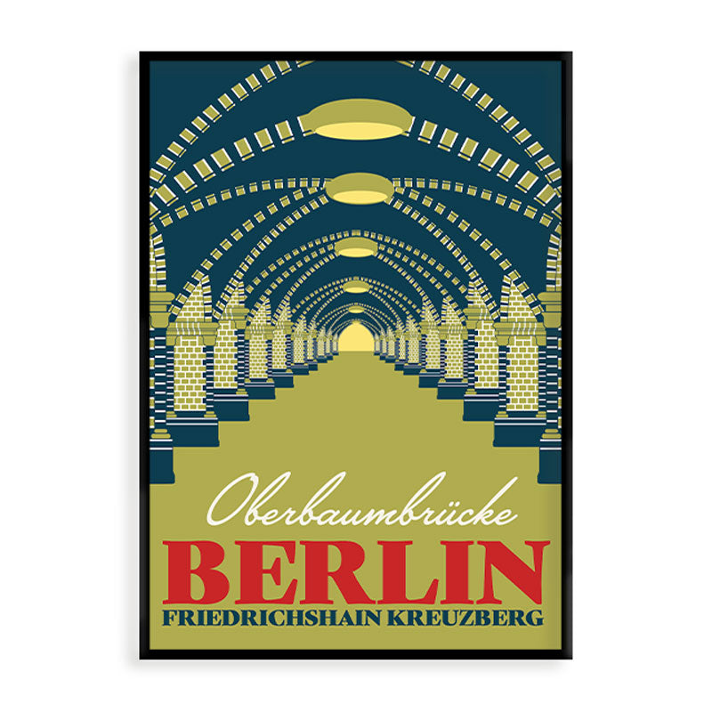 Berlin Poster: Oberbaumbrücke