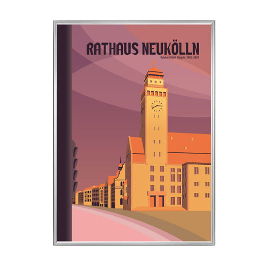 Berlin Poster: Rathaus Neukölln