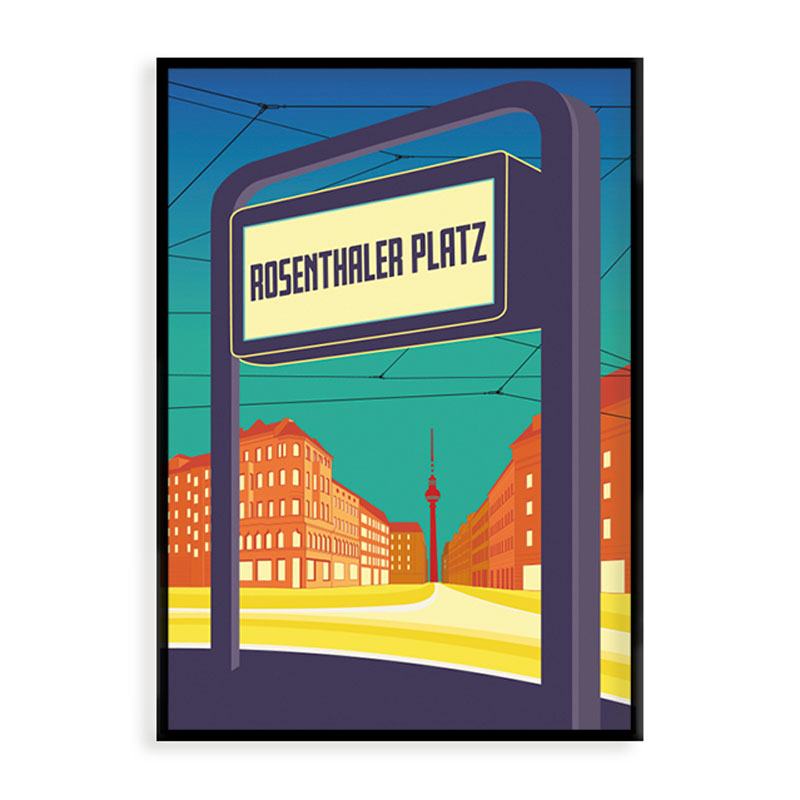 Berlin Poster: Rosenthaler Platz