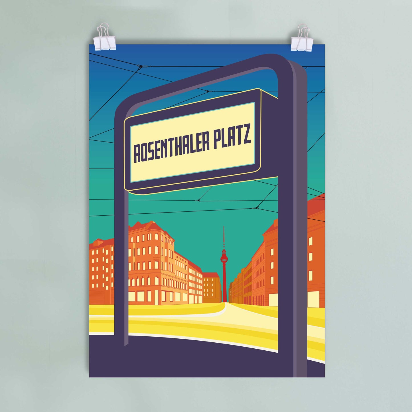 Berlin Poster: Rosenthaler Platz