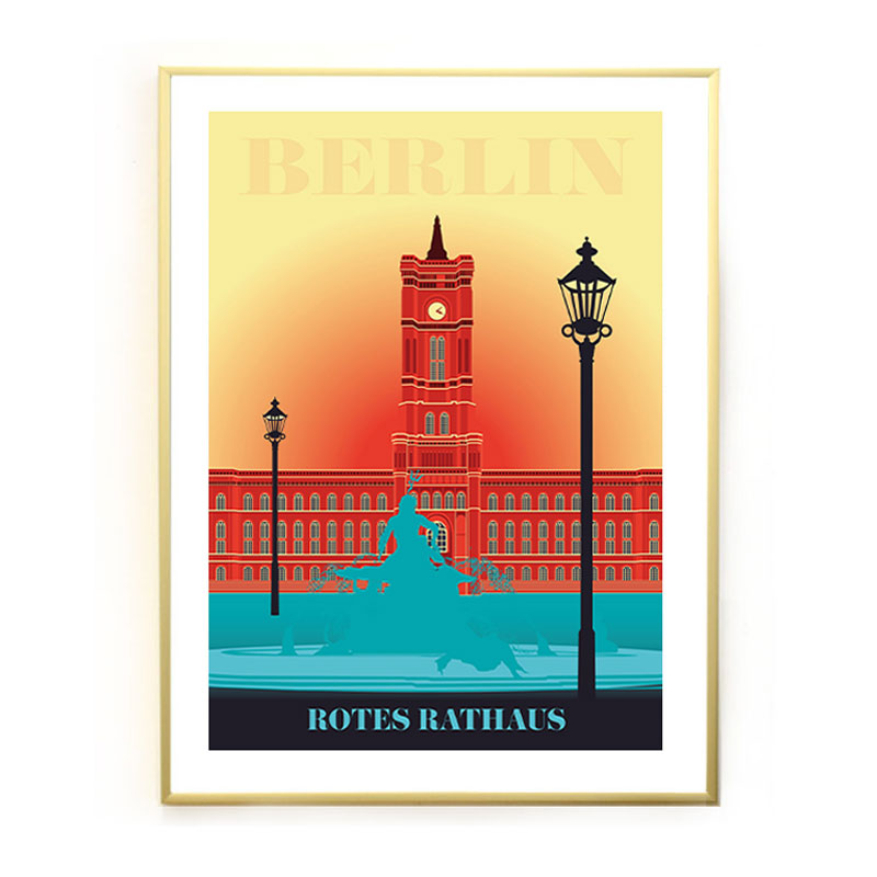 Berlin Poster: Rotes Rathaus