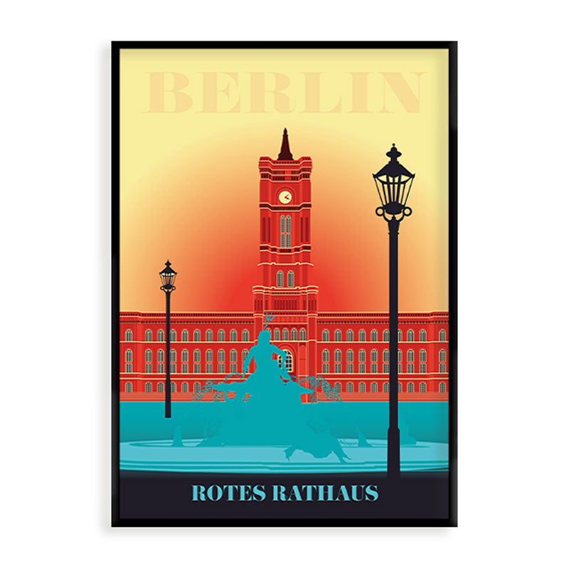 Berlin Poster: Rotes Rathaus