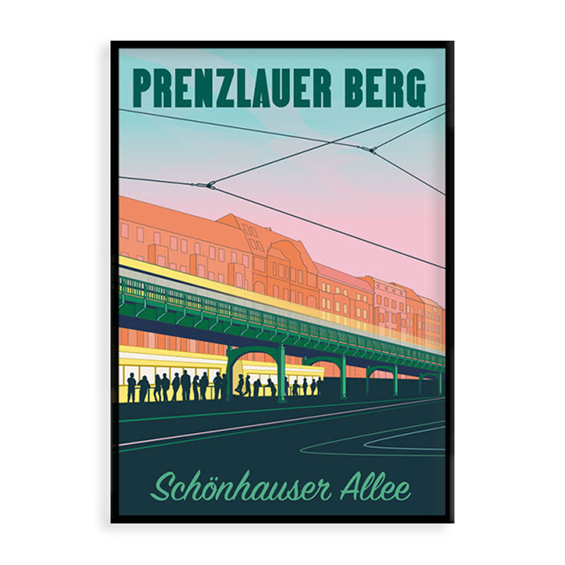 Berlin Poster: Schönhauser Allee