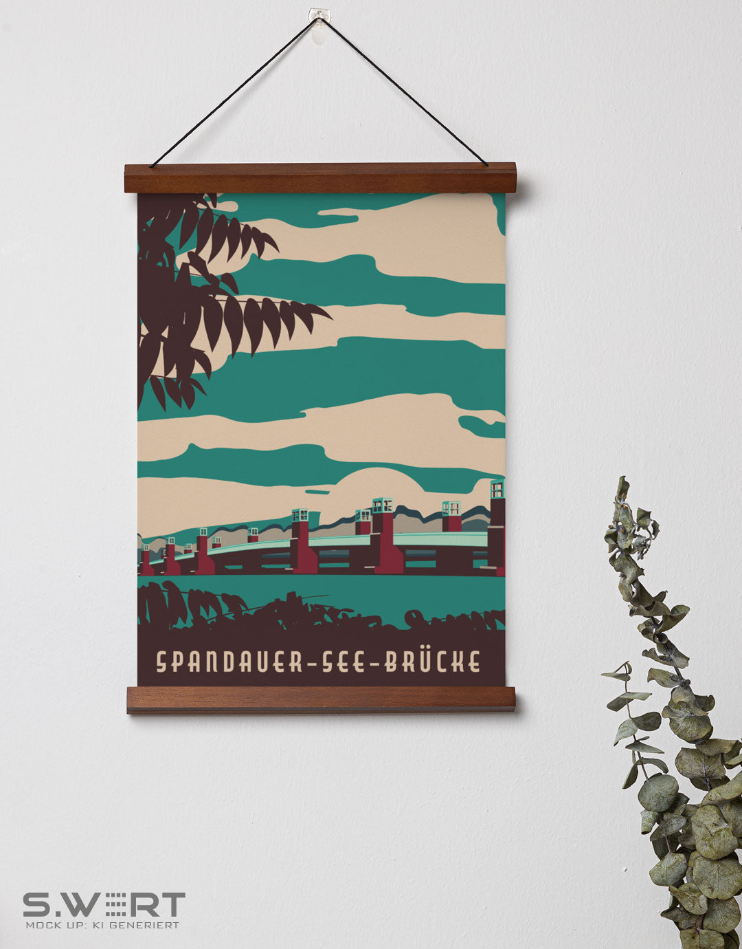 Berlin Poster: Spandauer-See-Brücke