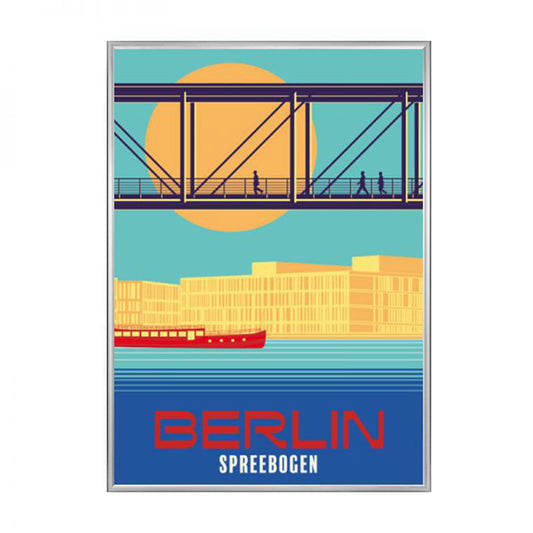 Poster: Berlin Spree Bend 