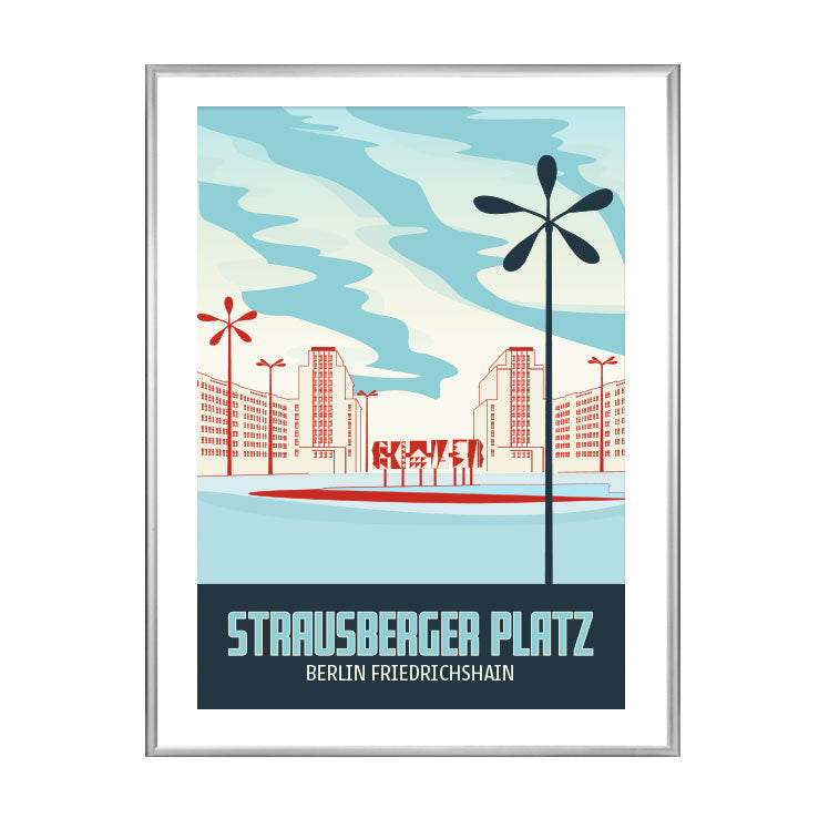 Berlin Poster: Strausberger Platz