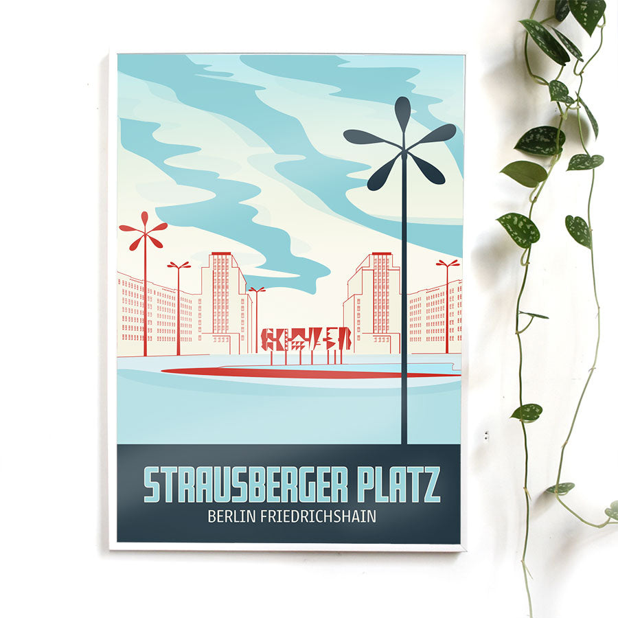 Berlin Poster: Strausberger Platz