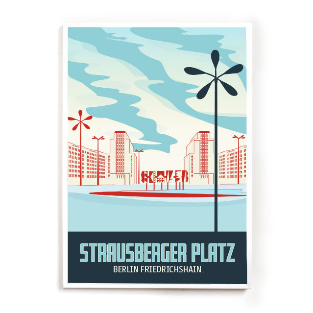Berlin Poster: Strausberger Platz