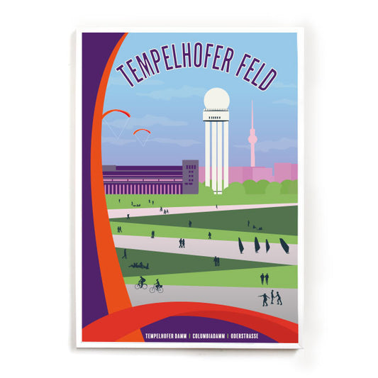 Berlin Poster: Tempelhofer Feld
