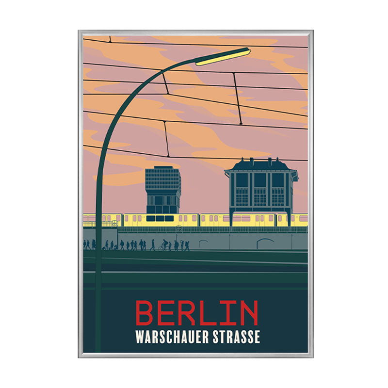 Berlin Poster: Warschauer Strasse