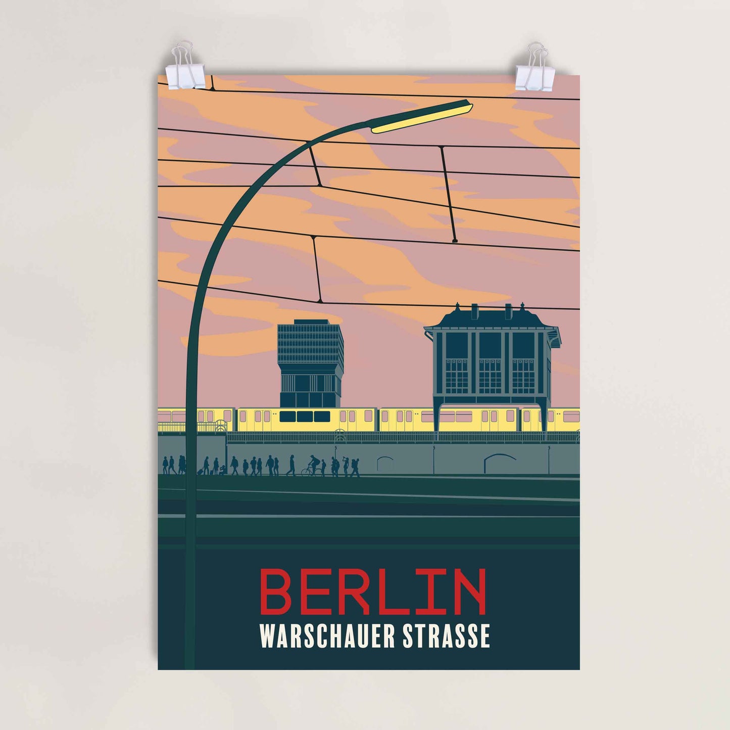 Berlin Poster: Warschauer Strasse