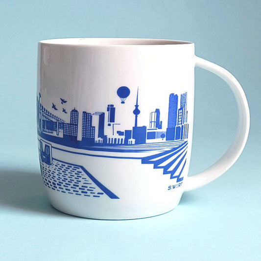 Tasse: Berlin Blau