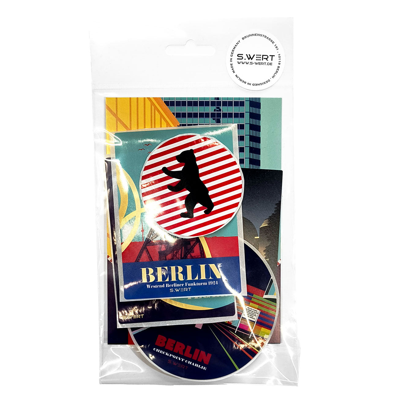 Sticker Berlin Club Berlin Sticker Set – 5 ikonische Designs | S.wert – s-wert