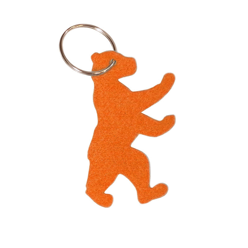 Berliner Bär Schlüsselanhänger orange