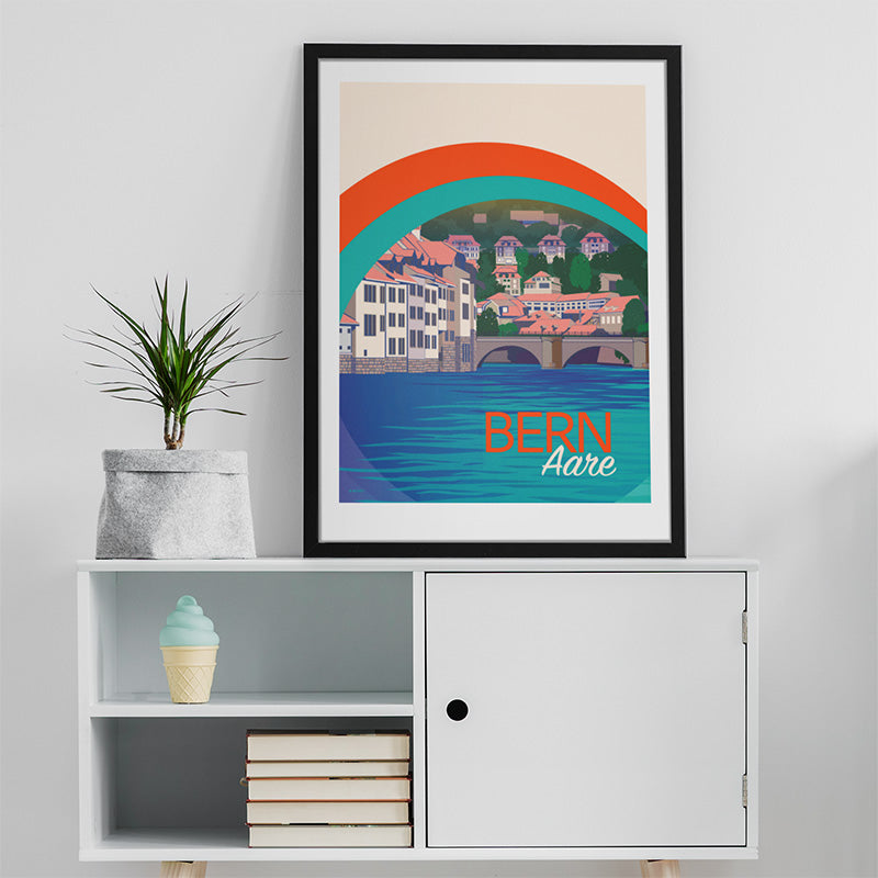 Bern Poster: Bern-Aare