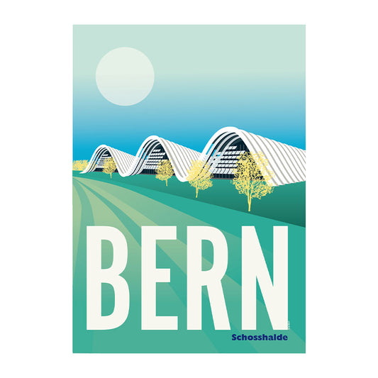 Postkarte: Bern Schosshalde