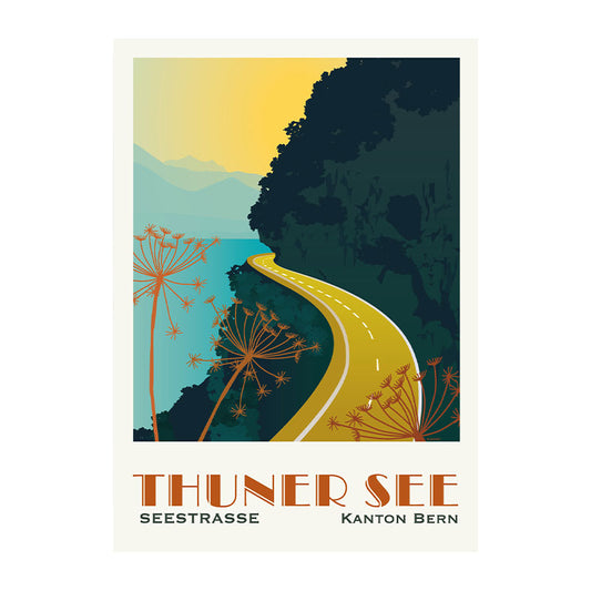 Postkarte: Bern Thuner See