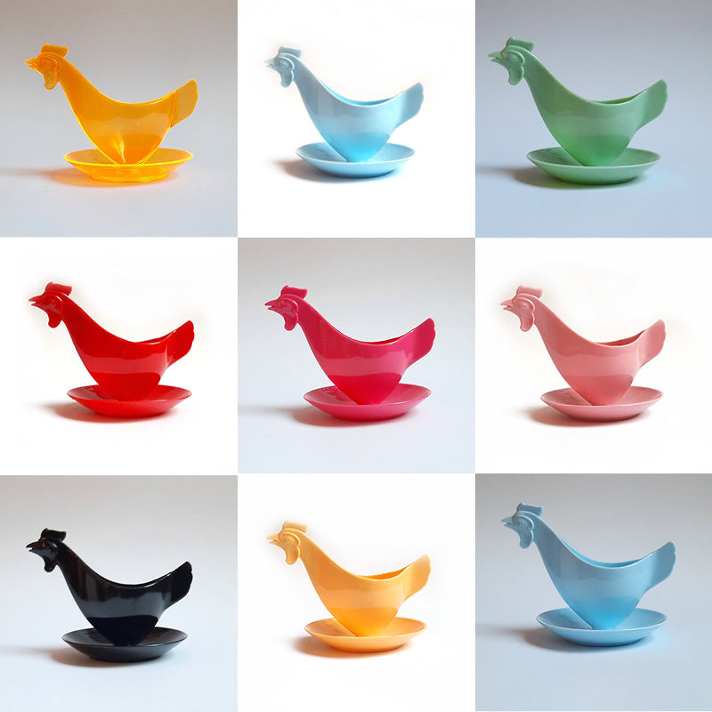 DDR Eierbecher Huhn – Kult-Design von 1972, Made in Germany – s-wert