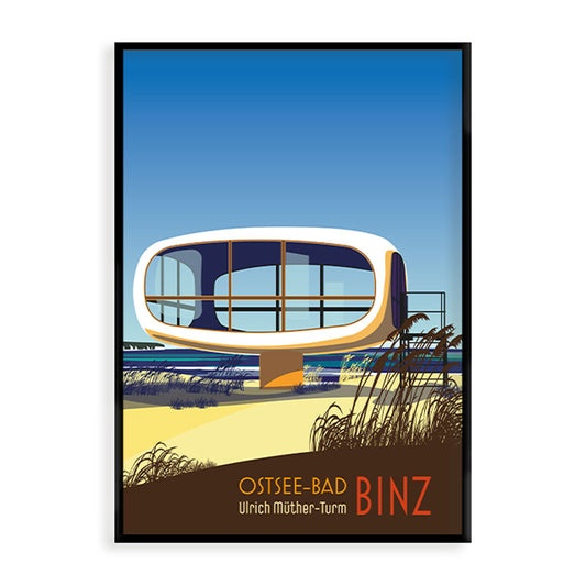 Binz Poster: Ostsee-Bad