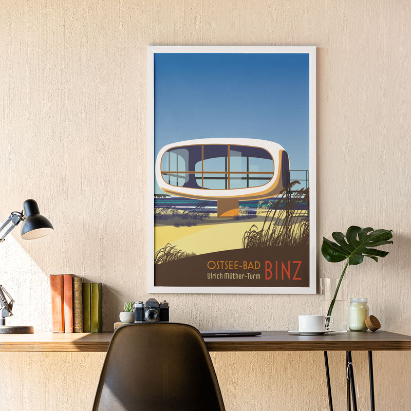 Binz Poster: Ostsee-Bad