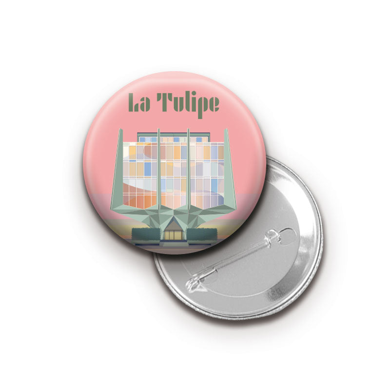 Button: Genf La Tulipe