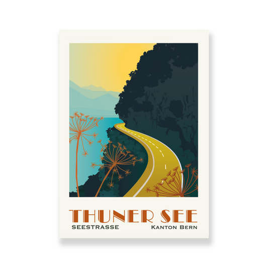 Postkartensticker: Bern Thuner See