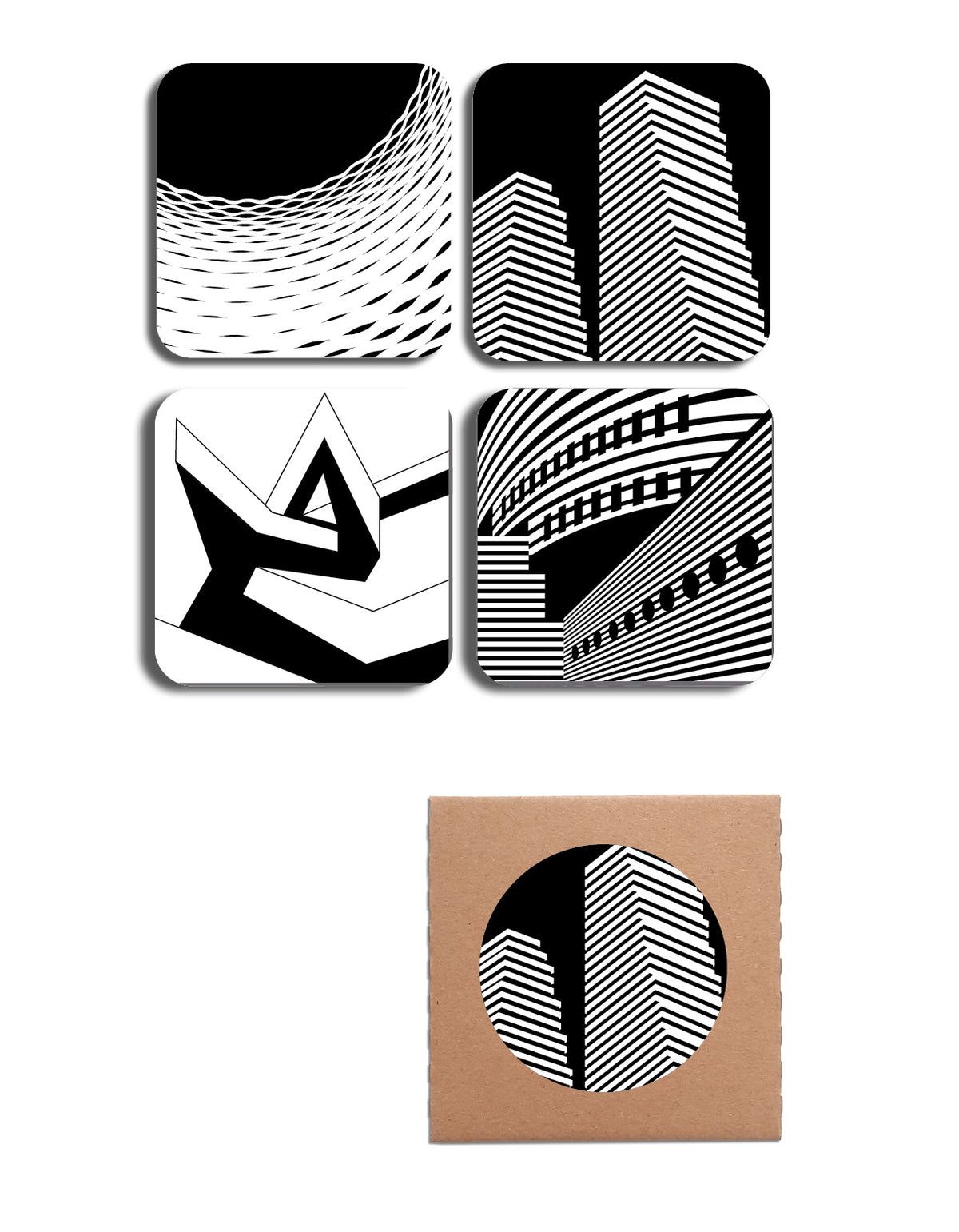 Coaster Set: Basel Icons