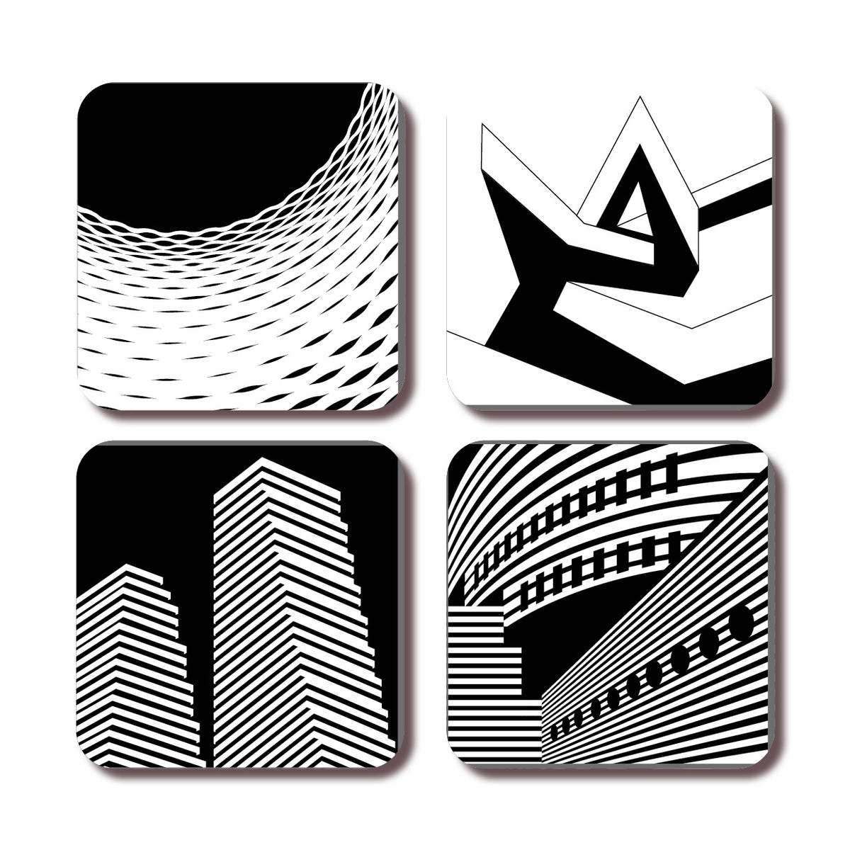 Coaster Set: Basel Icons