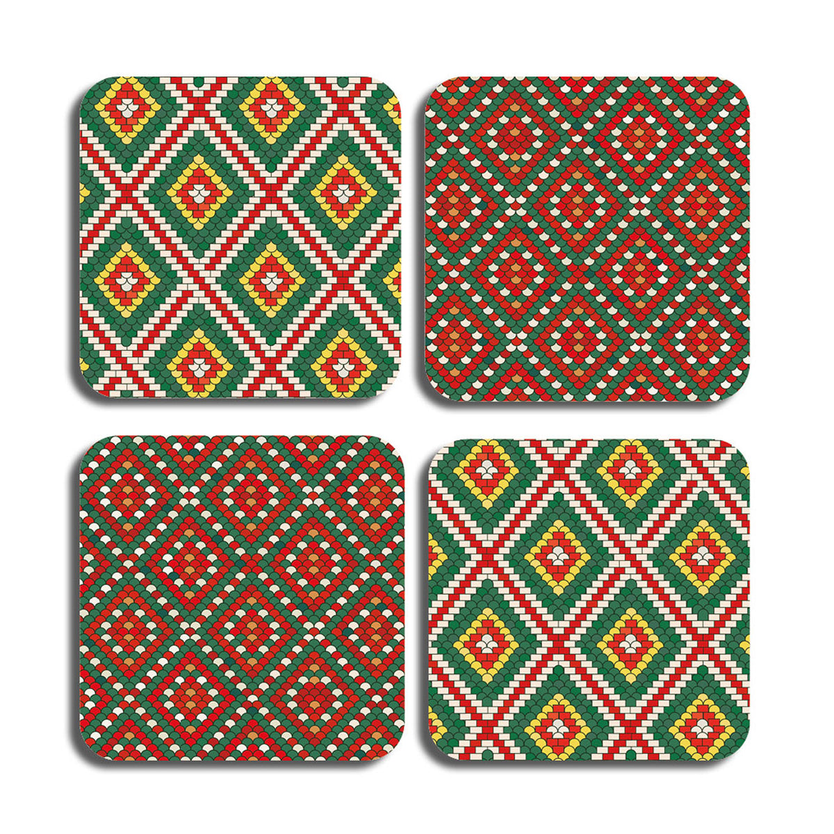 Coaster Set: Basel Patterns