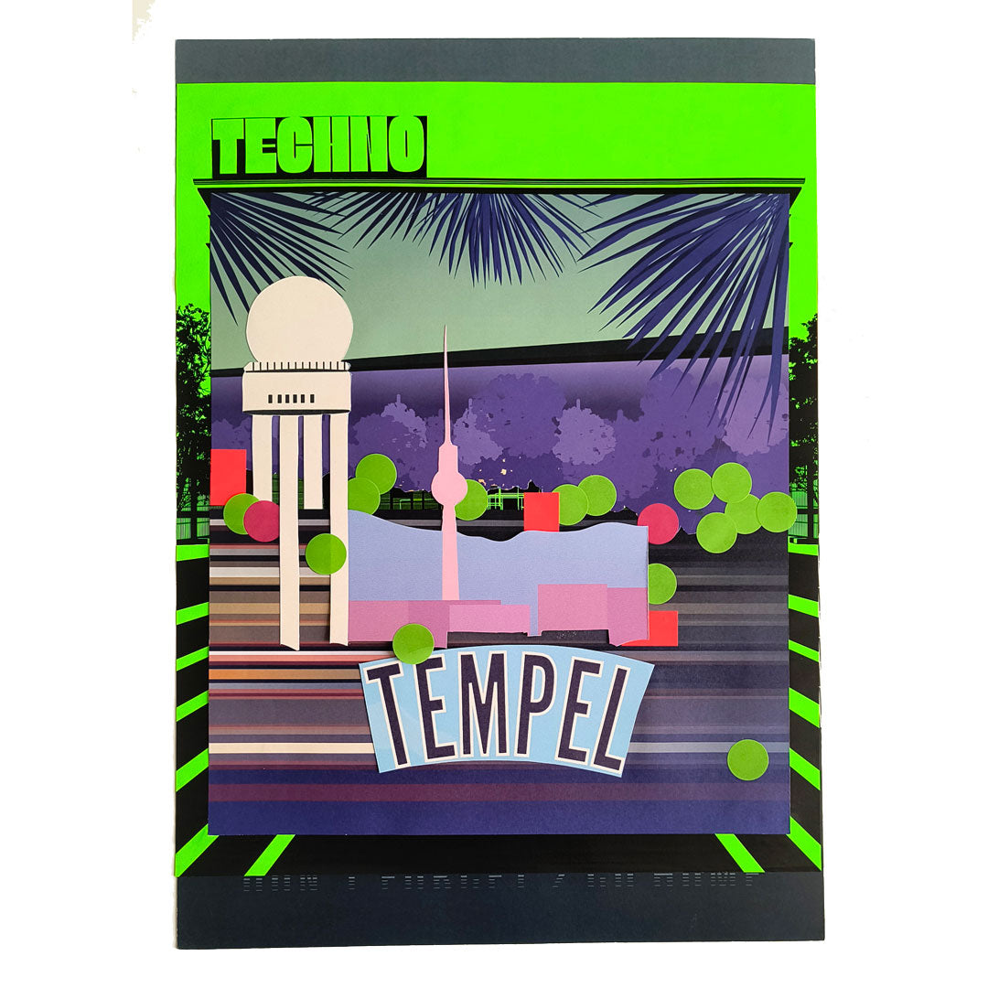 Collage: Techno Tempel