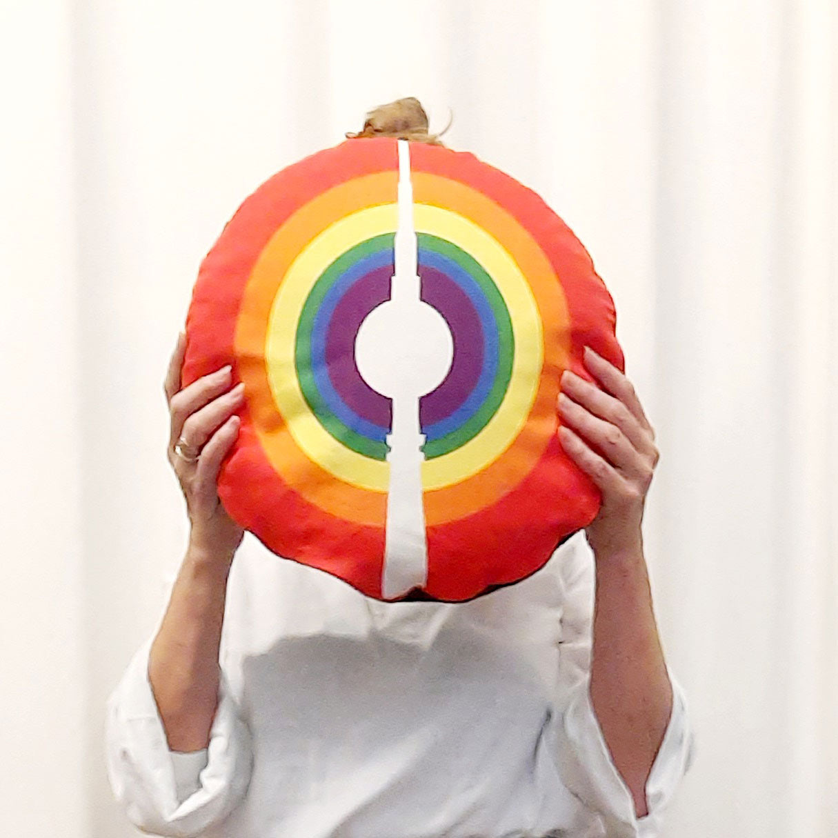 Rundes Kissen 40 cm: Berlin Pride