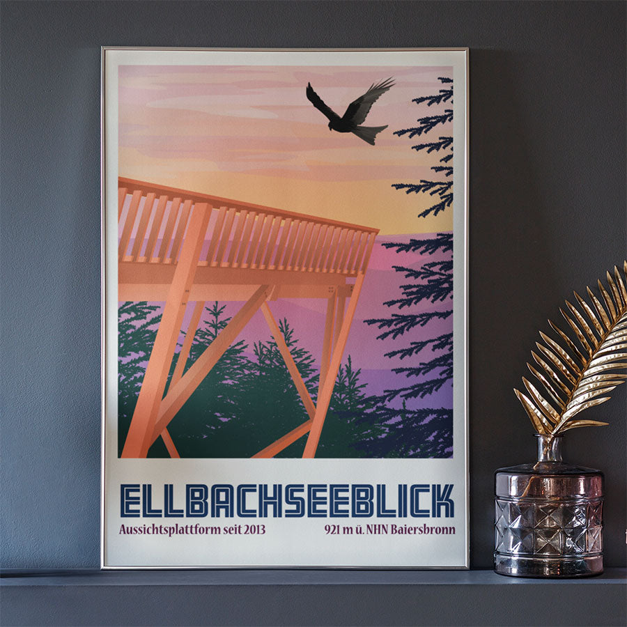 Schwarzwald Poster: Ellbachseeblick
