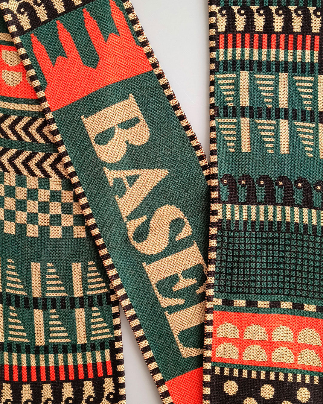 Basel Fanschal orange-occer