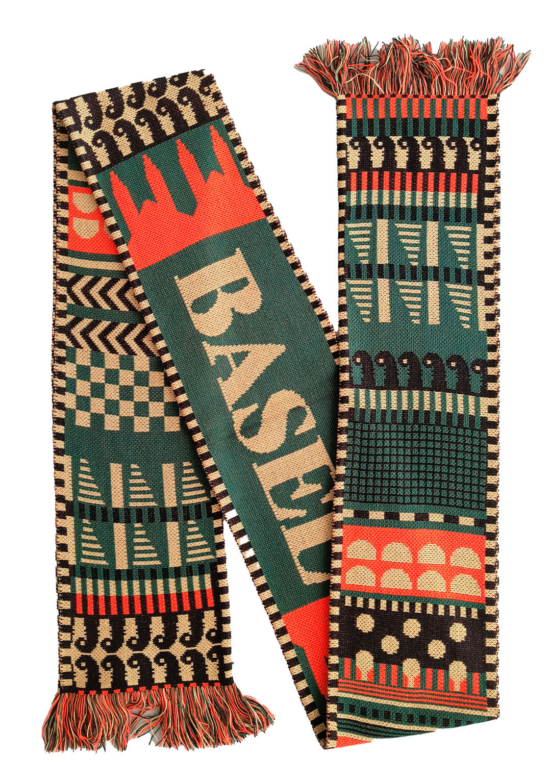 Basel Fanschal orange-occer