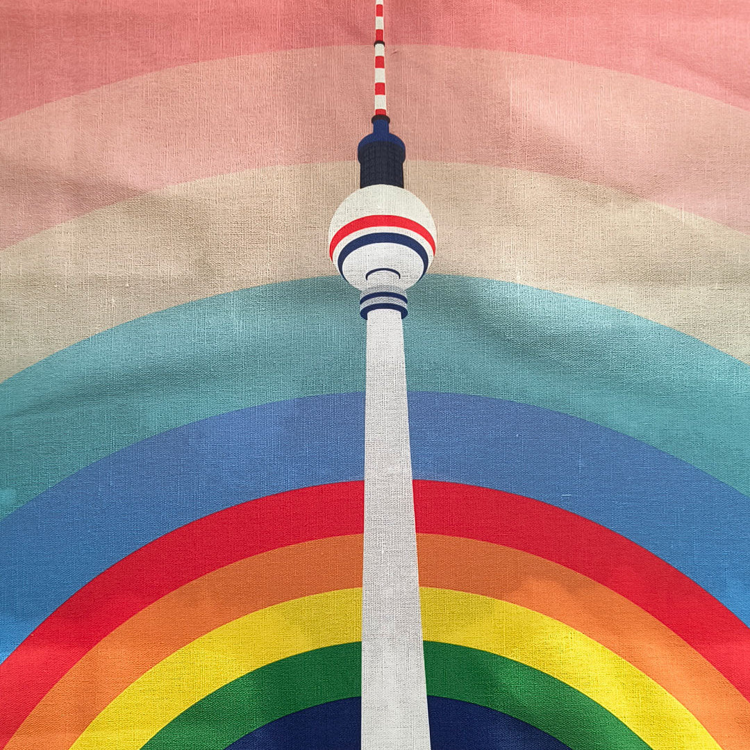 Geschirrtuch: Fernsehturm Pride