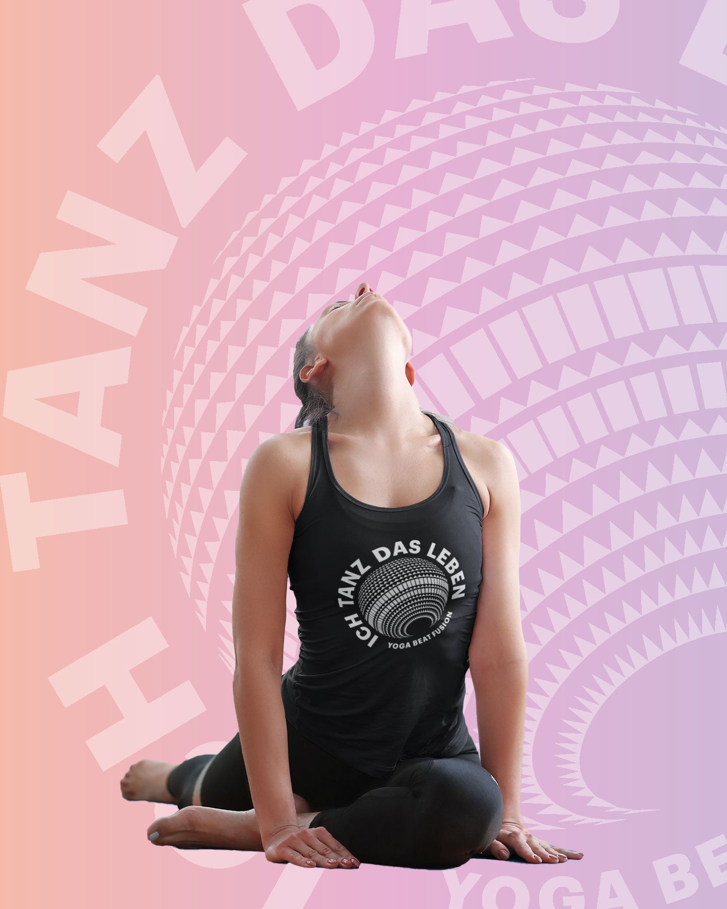 Iconic Yoga Top: ICH TANZ DAS LEBEN