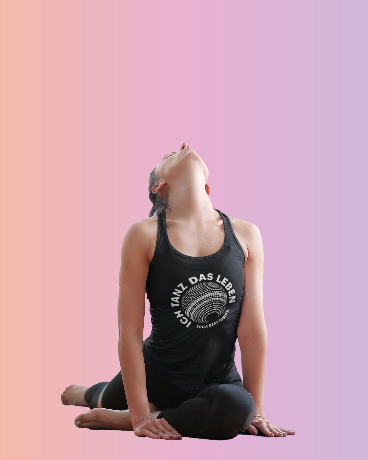 Iconic Yoga Top: ICH TANZ DAS LEBEN