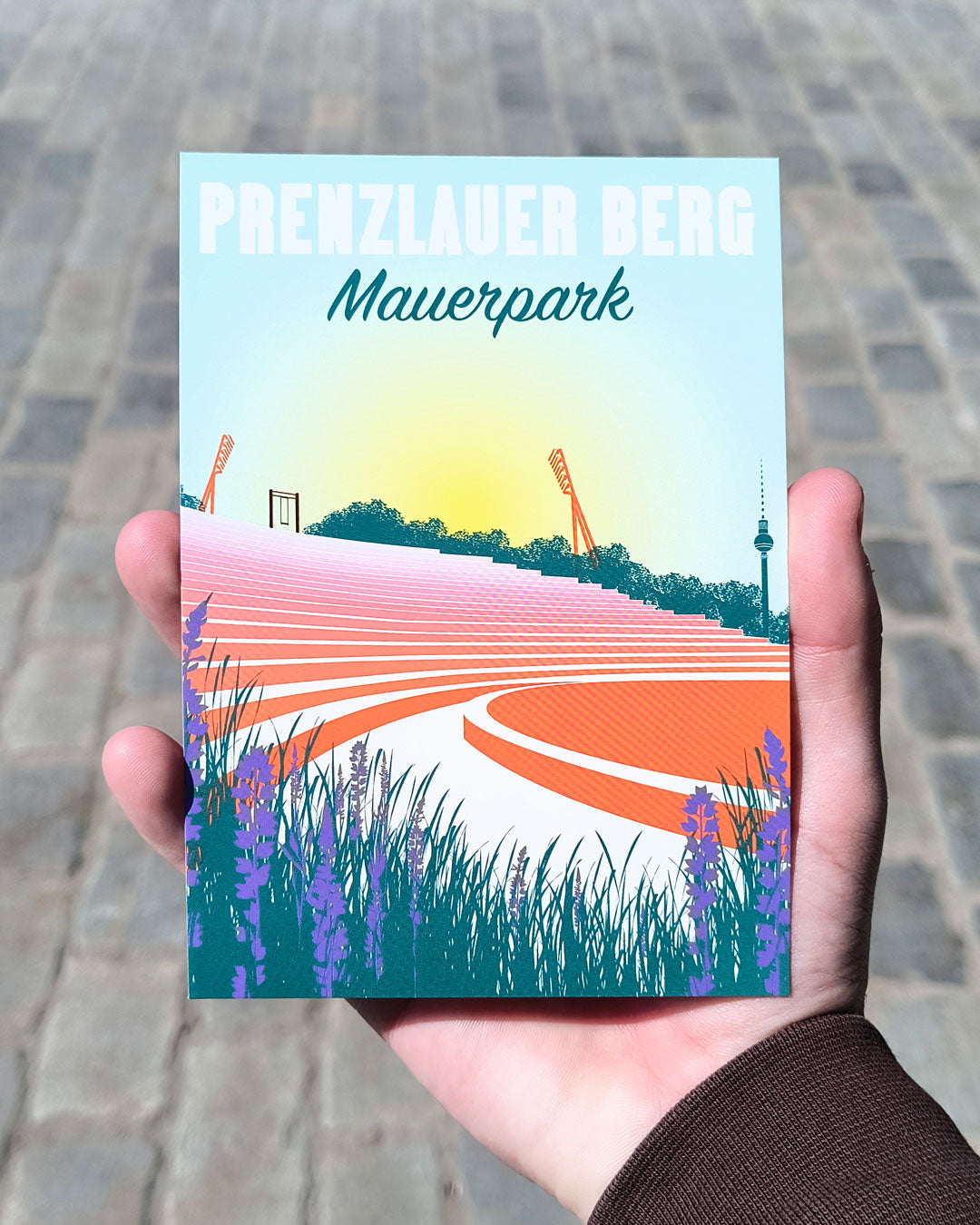 Postkarte Mauerpark – Berlin Prenzlauer Berg