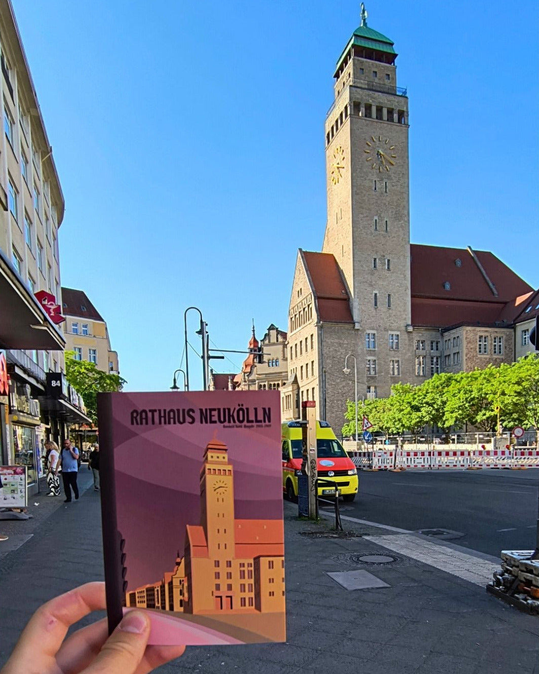 Postcard: Town Hall Neukölln