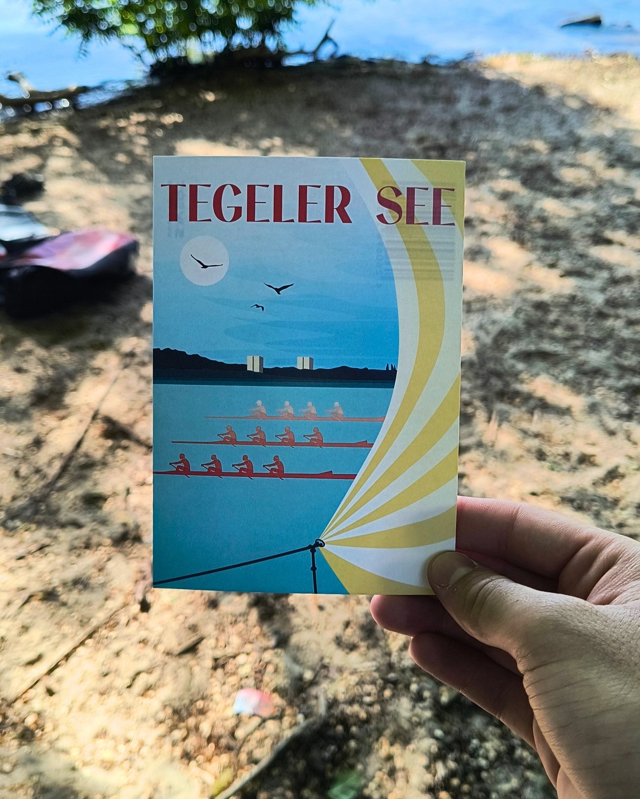 Postkarte: Tegeler See