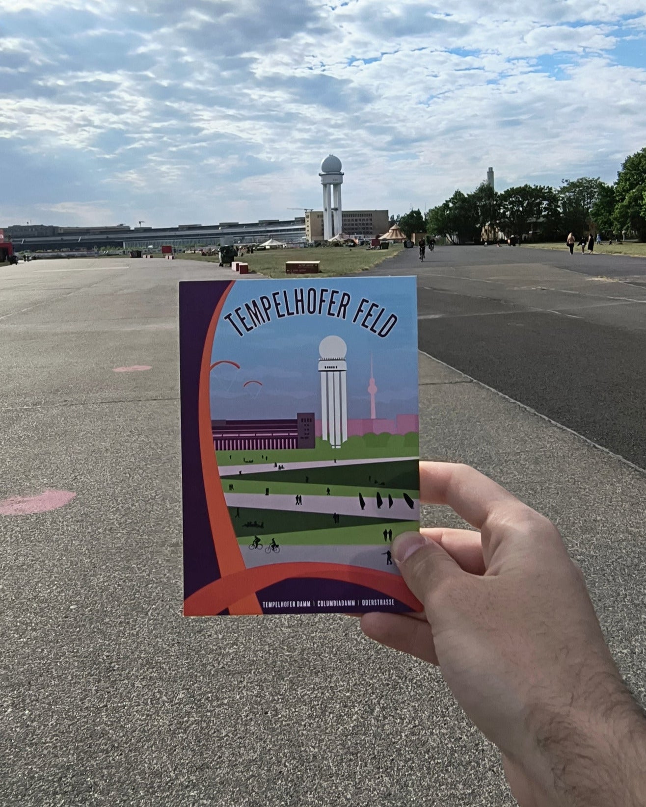 Postcard: Tempelhofer Feld