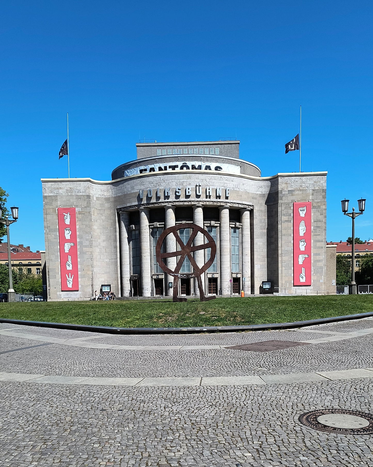 Postkarte: Rosa Luxemburg Platz