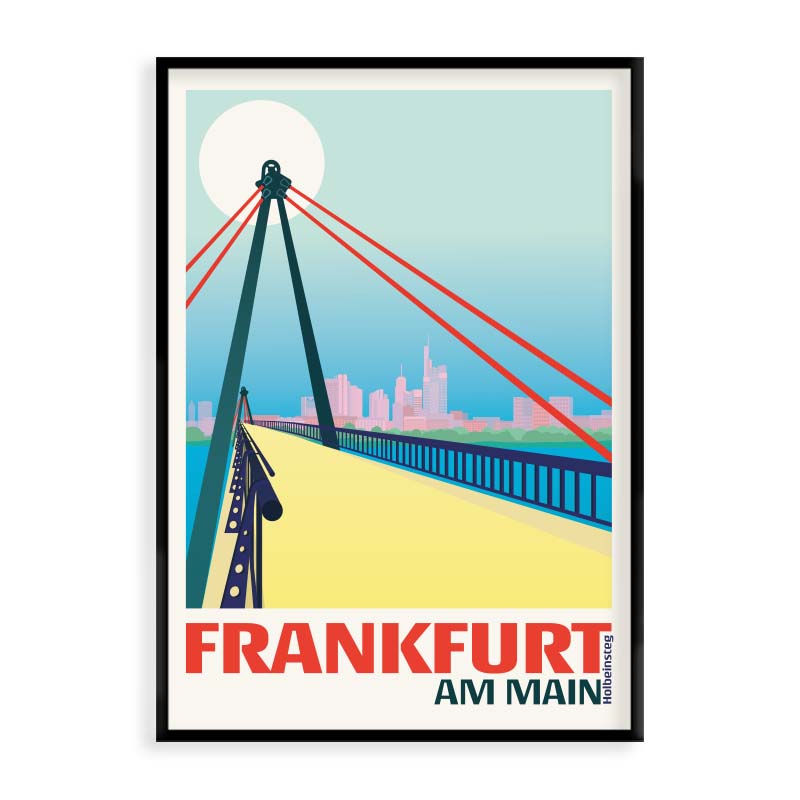 Frankfurt Poster: Holbeinsteg