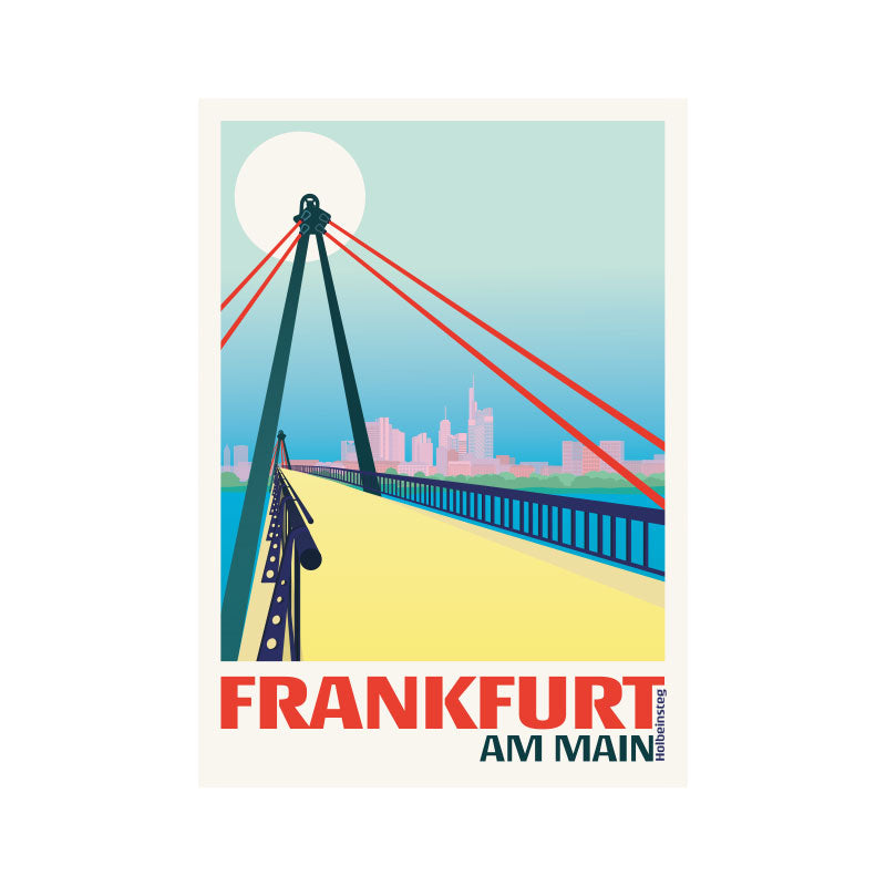 Frankfurt Poster: Holbeinsteg