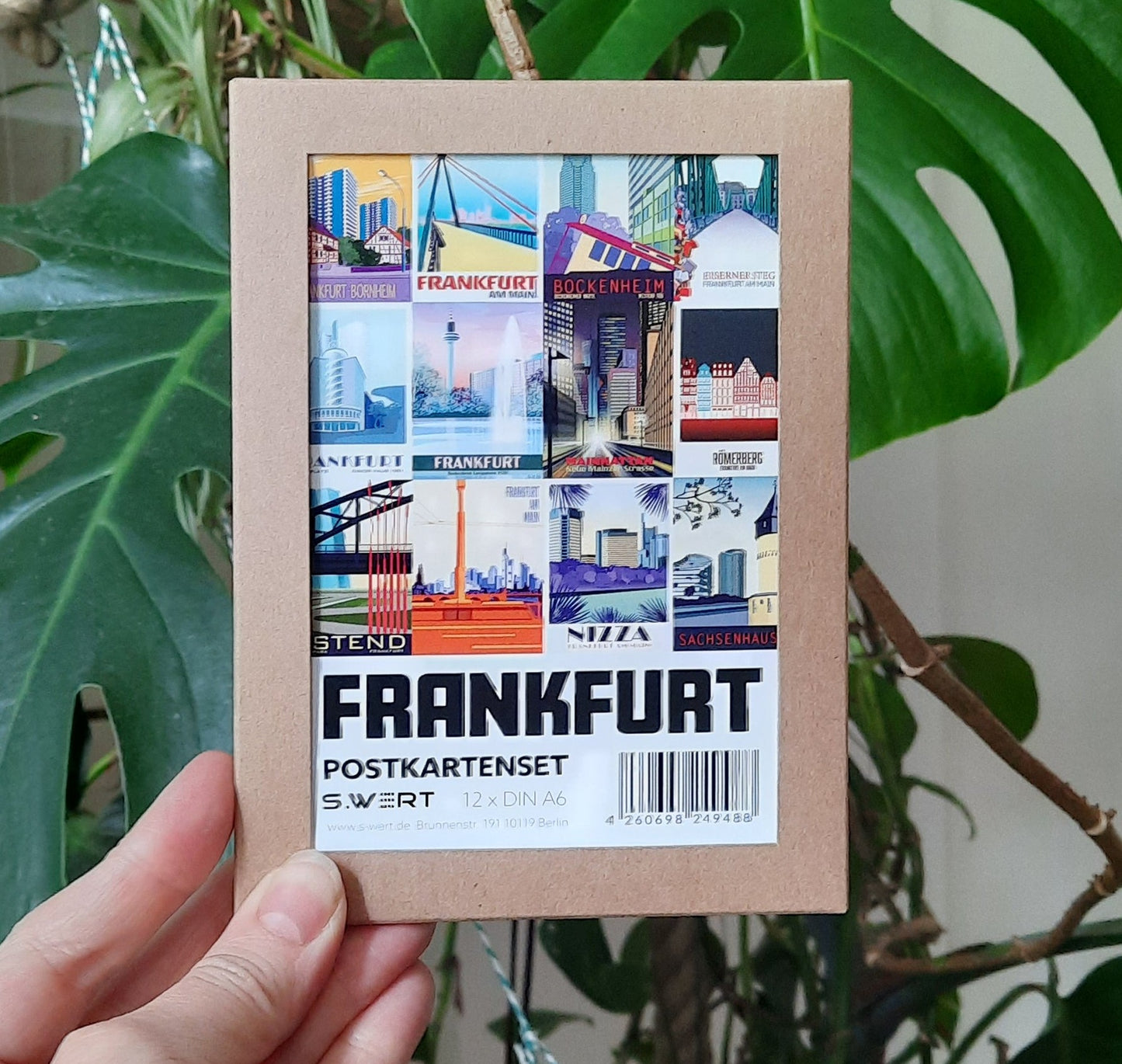 Postkarte: Frankfurt Bockenheim