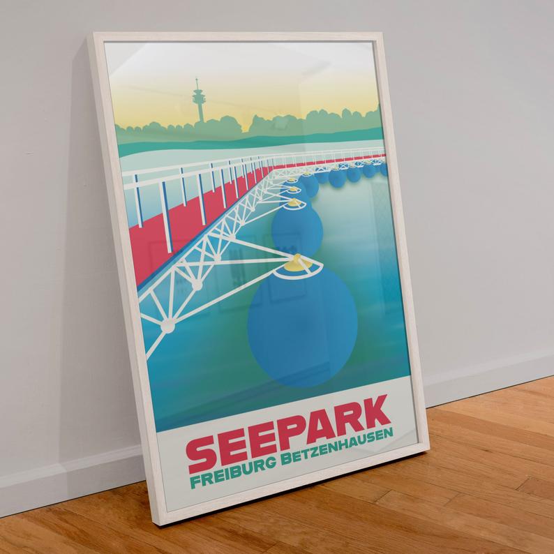 Freiburg Poster: Seepark