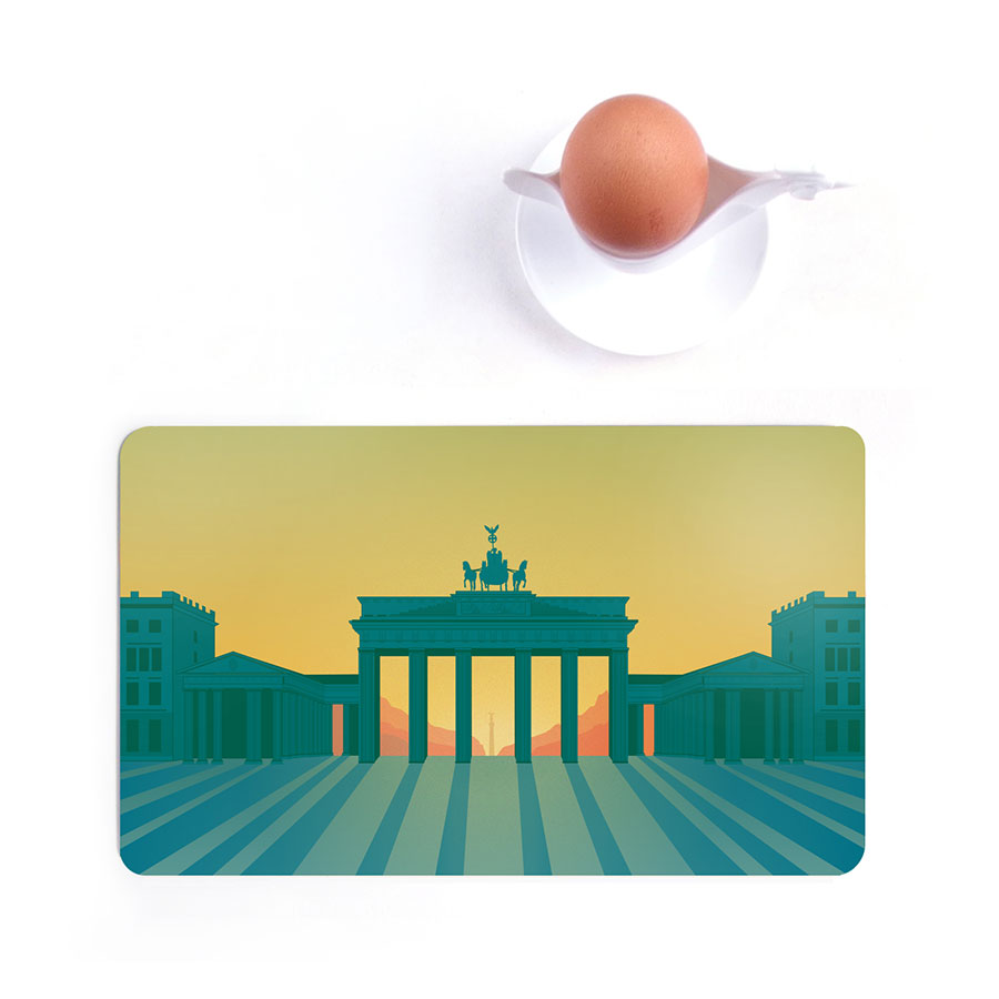 Frühstücksbrettchen: Brandenburger Tor