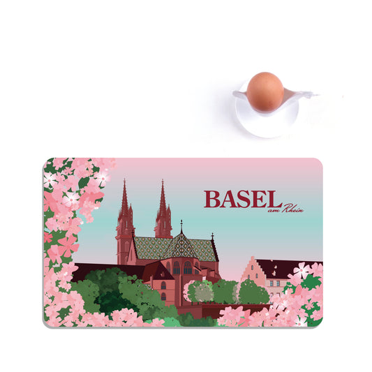 Frühstücksbrettchen: Basel Münster Springvibes