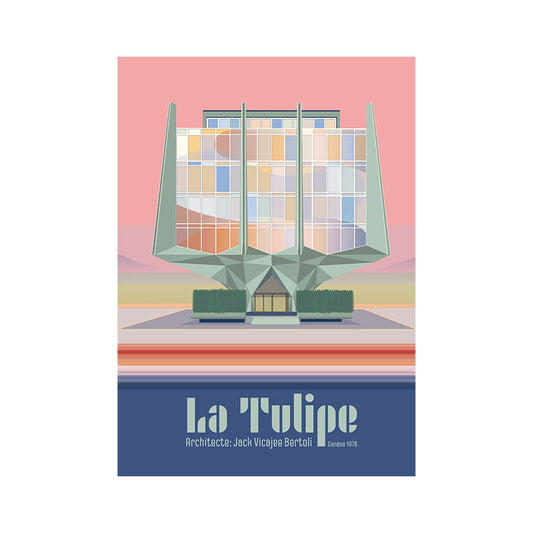 Postkarte: Genf la Tulipe